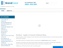 Tablet Screenshot of brandgear.co.za